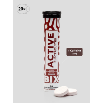 BIX - Active Electrolytes - Pomegranate Caffeine - Single Tube (20 Tablets)
