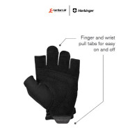 Harbinger Unisex's Power Gloves 2.0 - Black