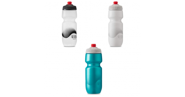 Polar Breakaway Wave Water Bottle 24oz Charcoal/Black