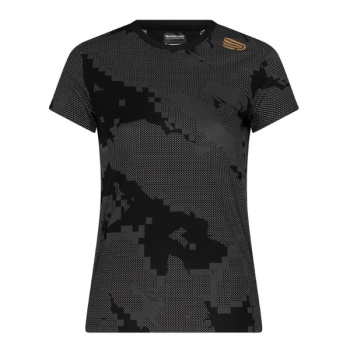 PRESSIO - Women - Elite SS Top - Camo/Black