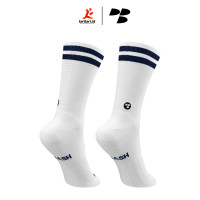 Personal Best Run - Performance Sock - Double Slash - White Navy Personal Best Run - Performance Sock - Double Slash - White Navy