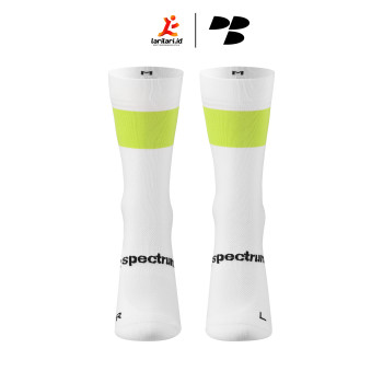 Personal Best Run - Spectrum Crew Sock - White Venom