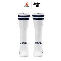 Personal Best Run - Performance Sock - Double Slash - White Navy Personal Best Run - Performance Sock - Double Slash - White Navy