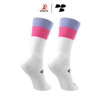 Personal Best Run - Spectrum Crew Sock - Pink Plum