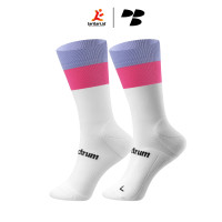 Personal Best Run - Spectrum Crew Sock - Pink Plum