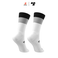 Personal Best Run - Spectrum Crew Sock - Black Grey