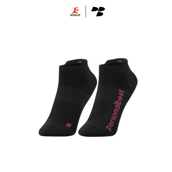 Personal Best Run - Performance No Show Sock - Black
