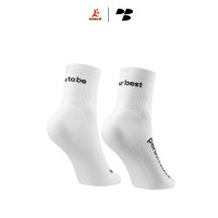 Personal Best Run - Performance Low Cut Sock - White