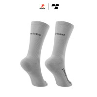 Personal Best Run - Performance Crew Sock - Grey