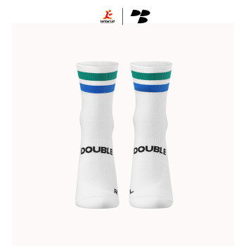 Personal Best Run - Performance Sock - Low Double Slash - Blue Green