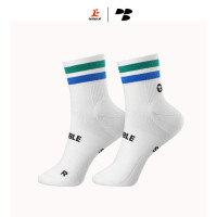 Personal Best Run - Performance Sock - Low Double Slash - Blue Green