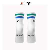 Personal Best Run - Performance Sock - Low Double Slash - Blue Green