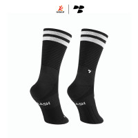 Personal Best Run - Performance Sock - Double Slash - Black