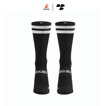 Personal Best Run - Performance Sock - Double Slash - Black