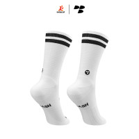 Personal Best Run - Performance Sock - Double Slash - White