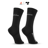 Personal Best Run - Performance Crew Sock - Black