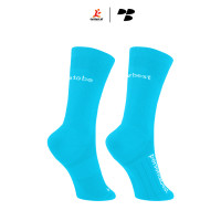 Personal Best Run - Performance Crew Sock - Sky Blue