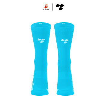Personal Best Run - Performance Crew Sock - Sky Blue