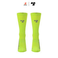 Personal Best Run - Performance Crew Sock - Venom Green