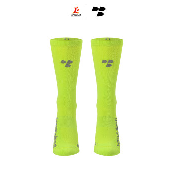 Personal Best Run - Performance Crew Sock - Venom Green
