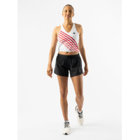 RABBIT - Women's - Go Time Crop - White Lightning