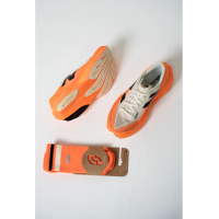 SHYU - Half Crew - Mango - Cream - Black