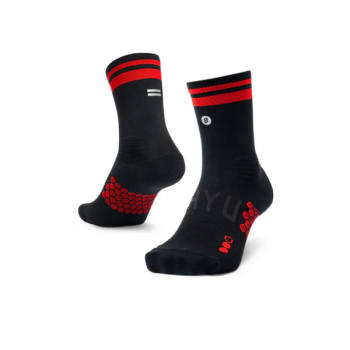 SHYU - Half Crew - Black - Red - Red