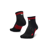 SHYU - Quarter Crew - Black - Red - Red