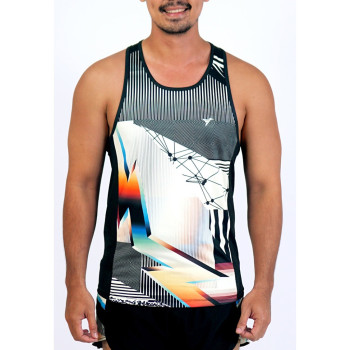 TRIJEE - Men DG Racerback - Duochrome Glitch