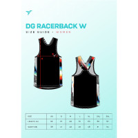 TRIJEE - Women DG Racerback - Duochrome Glitch