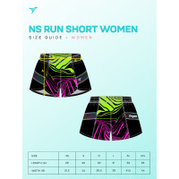 TRIJEE - Women NS Run Short - Neonsphere