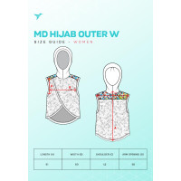 TRIJEE - Women MD Hijab Outer - Multi Dots